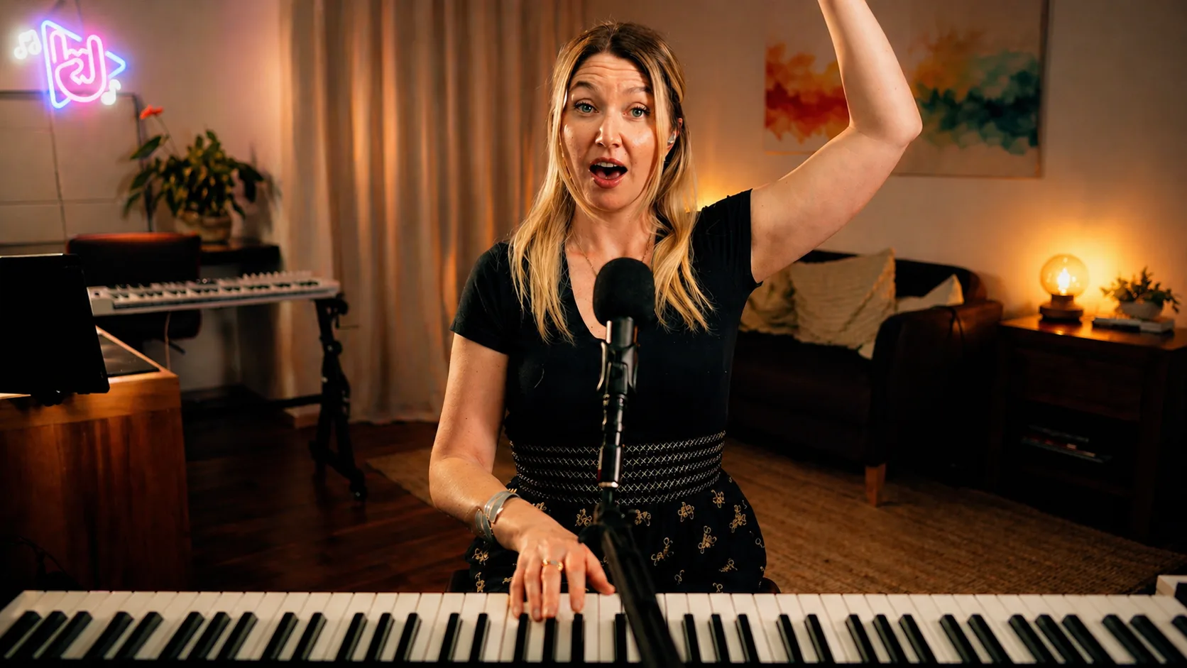 Kate Wand — Vocal Coach at the piano